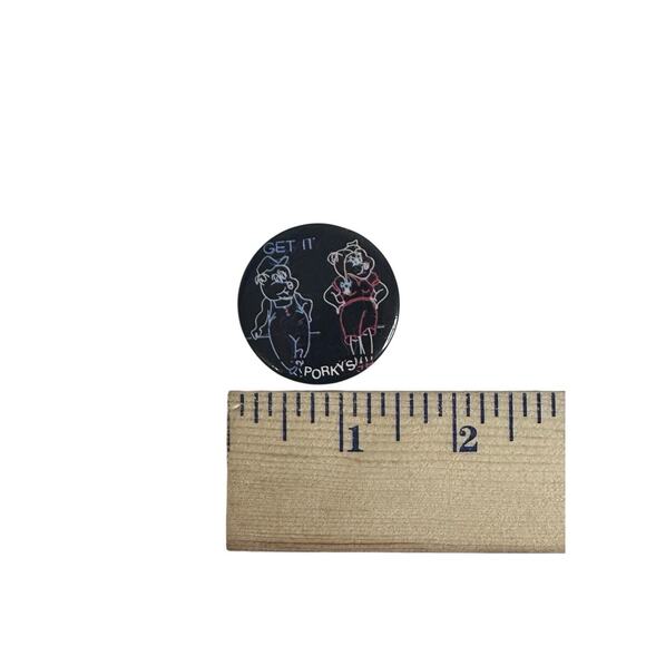 Vintage 4 Buttons Duran Duran Get It Porkys Official Hot Dipper Iron Maiden - Picture 4 of 6